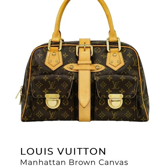 LOUIS VUITTON Manhattan Bag! Great pre-loved condition! - Picture 2 of 11